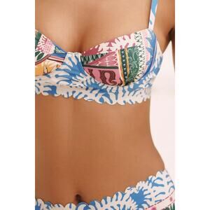 Agua Bendita x Anthropologie Lauren Bikini Top Size S NWT